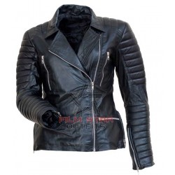 Sandra Bullock Black Leather Jacket